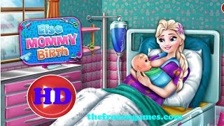 ♥ Disney Frozen Games Elsa Games Elsa Frozen Baby Birth ♥ [upl. by Fulmis]