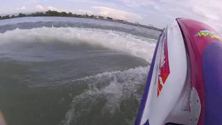 Jet ski  700 Superjet vs 750 Sxi [upl. by Shiekh]