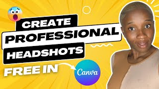 Get A Free Professional Headshot With Canvas Ai quotmagic Editquot [upl. by Enitsenrae]