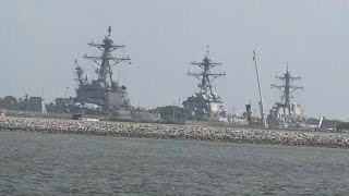 Live  Sailor being awarded Navy and Marine Corps Medal at Naval Station Mayport [upl. by Htebyram]