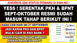 BUKTI NYATA❗ PENCAIRAN PKH BPNT SEPTOKTOBER SUDAH MASUK TAHAP INI  KAPAN PKH BPNT SEPOKT CAIR [upl. by Litsyrk]