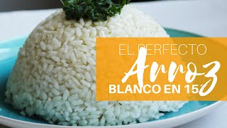 Cómo hacer arroz blanco perfecto en 15 minutos paso a paso [upl. by Magen18]