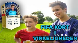 DANIEL OG JEG LAVER VORES FIFA KORT I VIRKELIGHEDEN [upl. by Notpmah]