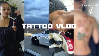 Tattoo Vlog ✧ Come with me to get a Back Piece [upl. by Popele]