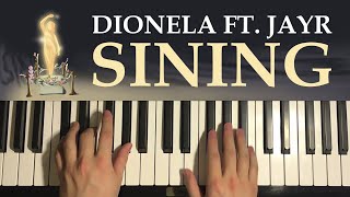 How To Play  Dionela  Sining Piano Tutorial Lesson [upl. by Pittel771]