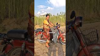 Bajaj m80 Kickstart Bikeriding cikestartbikeridingsubhashnupurvlog [upl. by Dorcea54]