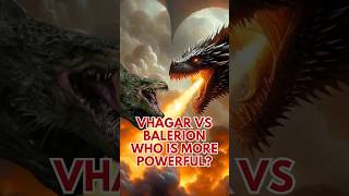 Vhagar vs Balerion vhagar houseofthedragon [upl. by Kravits536]