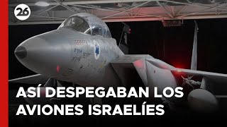 Así despegaban los aviones israelíes antes de atacar Irán [upl. by Keir]