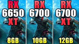 RX 6650 XT vs RX 6700 vs RX 6700 XT  How Much Performance Difference [upl. by Carmel76]