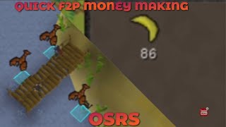 Quick F2P Money Making OSRS [upl. by Colligan]