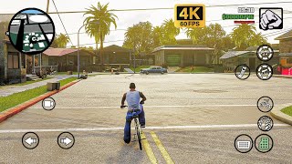 GTA SAN ANDREAS DEFINITIVE EDITION MOBILE GAMEPLAY 4K 60FPS ANDROID [upl. by Ecyob]