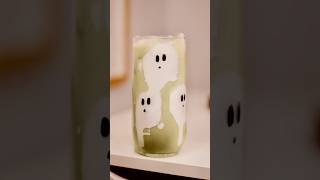 matcha halloween halloweendiy SpookySeason ghost ghostdrink [upl. by Morrison]