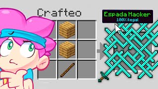 Minecraft Pero los Crafteos Son 100 ILEGALES 😱 [upl. by Ikik]