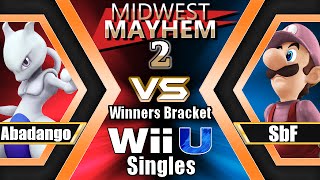 Midwest Mayhem 2 – Top 64 – Abadango Mewtwo vs E2C l StarbasedFruit Luigi Diddy Kong [upl. by Alekal]