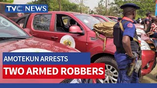 Amotekun Arrests Two Armed Robbers Nicknamed Oyenusi And Anini [upl. by Herminia]