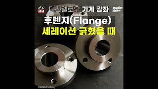 Flange 후렌지 플랜지가 긁혔을 때 대처법 세레이션 보호 방법 [upl. by Kellie]