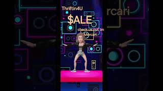 Thriftin4U shoponline thriftstore thriftfashion thriftin4u sellingthrift mercari thrifters [upl. by Aseiram172]