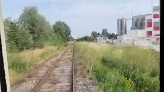 Trajet de lABFC X4039 dans les Hauts de France près de St Omer [upl. by Ecirtap210]