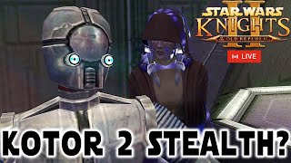 Cleaning up Nar Shaddaa Quietly  Can you beat KoTOR 2 using Stealth [upl. by Batty]