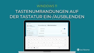 Tastenumrandungen auf der Tastatur einausblenden Windows 11 [upl. by Iruj]