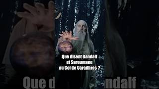 Que disent Gandalf et Saroumane au Col de Caradhras  lordoftherings leseigneurdesanneaux [upl. by Lehet]