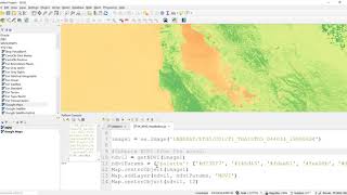 Google Earth Engine  Calculate NDVI with Google Earth Engine Python  QGIS [upl. by Orelle761]