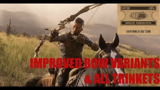 Improved Bow Variants amp All Trinkets  30 off ALL items at Guss Shop  Red Dead Online 1026118 [upl. by Yauqram588]