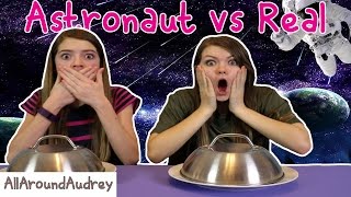 Astronaut Food vs Real Food Switch Up  AllAroundAudrey [upl. by Tu]