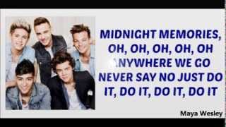 One Direction  Midnight Memories Lyrics and Pictures Album Midnight Memories [upl. by Docia343]