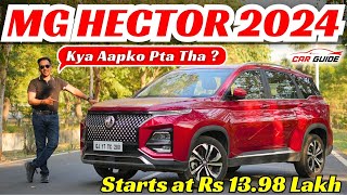 2024 MG Hector 2000 KM Drive Review Review  Pros amp Cons  New Price List  Petrol amp Diesel🔥 [upl. by Maclean]