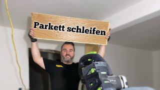 Parkett schleifen und ölen [upl. by Harmonie963]