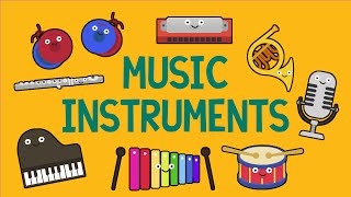 Music Instruments Song for Children 27 Instruments [upl. by Tlok]