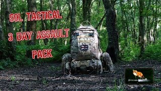 50L Molle Tactical 3 Day Assault Bergan from Amazon  Review [upl. by Eiramannod]