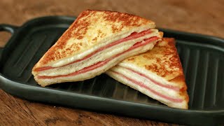 Monte Cristo Sandwich Recipe  Easy Sandwich Recipe  Breakfast recipes [upl. by Adaval]