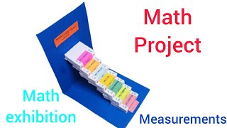 Measurements of units model I Math project I Math exhibition I best video [upl. by Aekal]