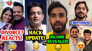 Flying Beast amp Ritu Rathee DIVORCE NEWSReply 😰 Bhuvan Bam EMOTIONAL Techno Gamerz BeerBiceps [upl. by Anelat]