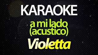 ⭐ A Mi Lado Y Ahora Siento Podemos Andar  Violetta Karaoke Version Cover Acustico [upl. by Levitt]