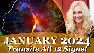 January Transits for ALL 12 Zodiac Signs Meredith and Connie Jo [upl. by Lole]