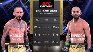 Marlon Vera vs Deiveson Figueiredo Full Fight  UFC Fight Night [upl. by Maxama]