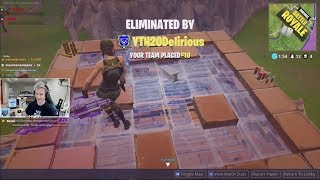 Ninja got rekt by H2ODelirious Fortnite Battle Royale Gameplays [upl. by Johnette]