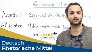 Rhetorische Mittel  Deutsch Nachhilfe [upl. by Emelda]