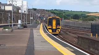 Class 158 GWR Service Departing Penzance [upl. by Barboza]