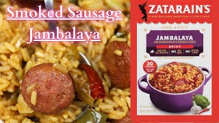 Instant Pot Spicy Jambalaya with Smoked Sausage  Zatarains Spicy Jambalaya [upl. by Leiru]