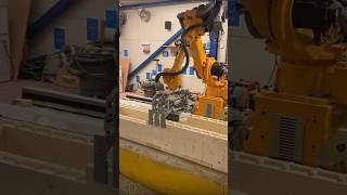 Blocklaying robot 🔥🧱 mason robotics construction bricklayer [upl. by Yarazed]