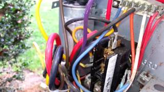 how to replace a contactor [upl. by Nassi861]