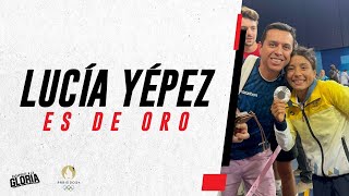 LUCIA YÉPEZ MEDALLA DE PLATA EN PARÍS CORAZÓN DE ORO EN ECUADOR FESTEJOS DE LOS ECUATORIANOS [upl. by Kcaz35]