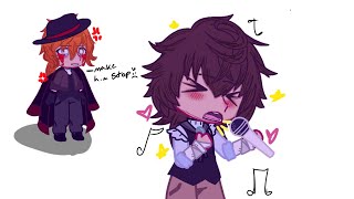 BSD react to Dazai as Random Artists Really bad and Cringy [upl. by Nahsed570]