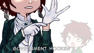 Tanjiro in suit😳  Government hooker  Demon slayerkny meme  Gacha Club [upl. by Towers]