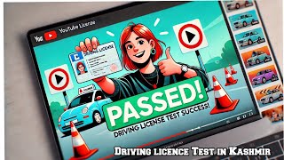 How to qualify driving test in Kashmir  Mene driving licence Test kyse pass kiya [upl. by Noved]