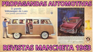 SENSACIONAL RECORDAÇÃO ANTIGAS PROPAGANDAS AUTOMOTIVAS PUBLICADAS NAS REVISTAS MANCHETE DE 1963 [upl. by Mandell999]